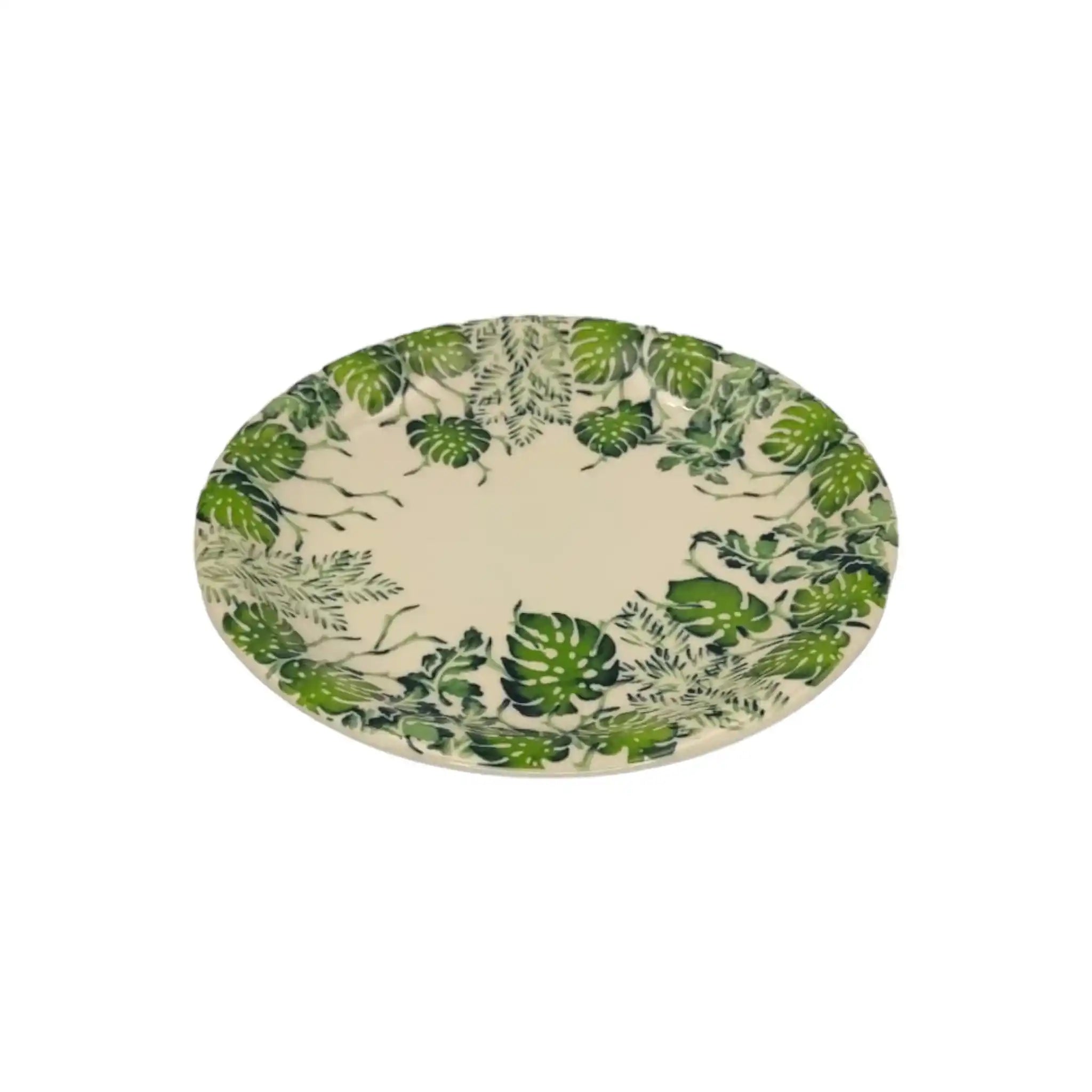 polish-pottery-dinner-plate-monstera-leaves_2