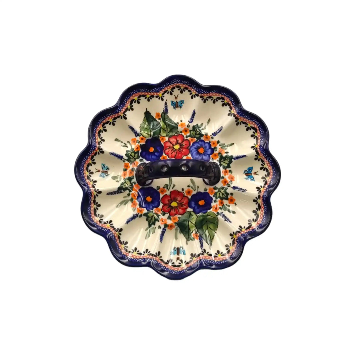 polish-pottery-egg-plate-red-stamens_3