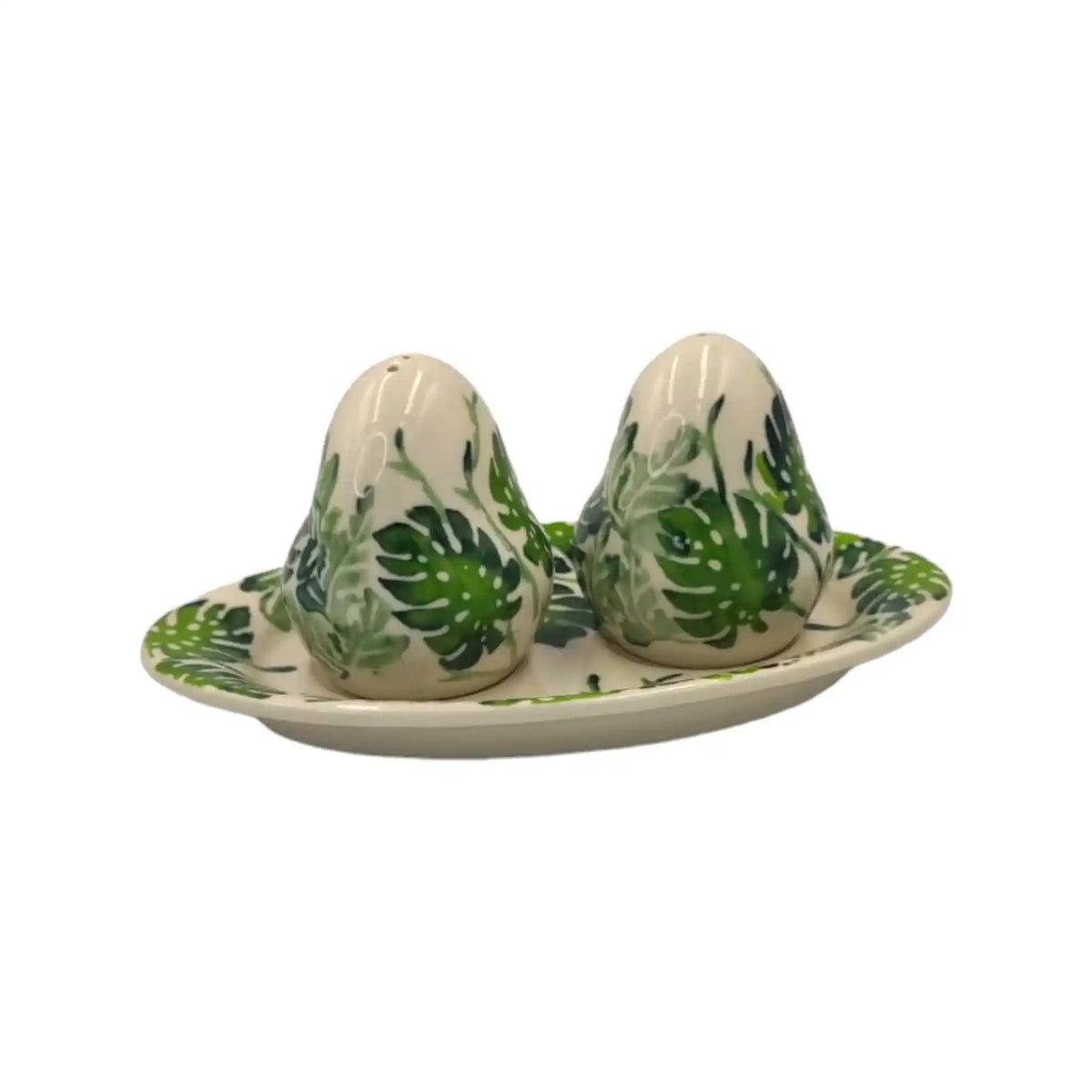 polish-pottery-salt-and-pepper-set-monstera-leaves_1