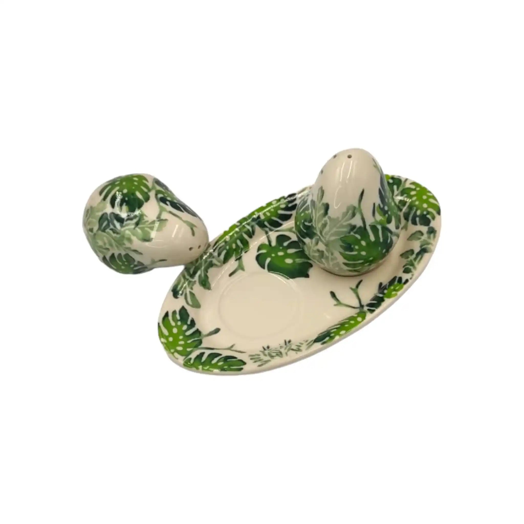 polish-pottery-salt-and-pepper-set-monstera-leaves_4