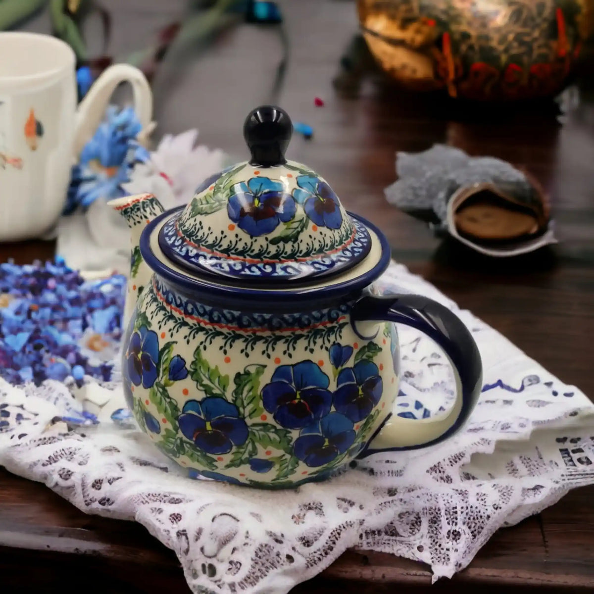 polish-pottery-tea-pot-pansies-flowers_5