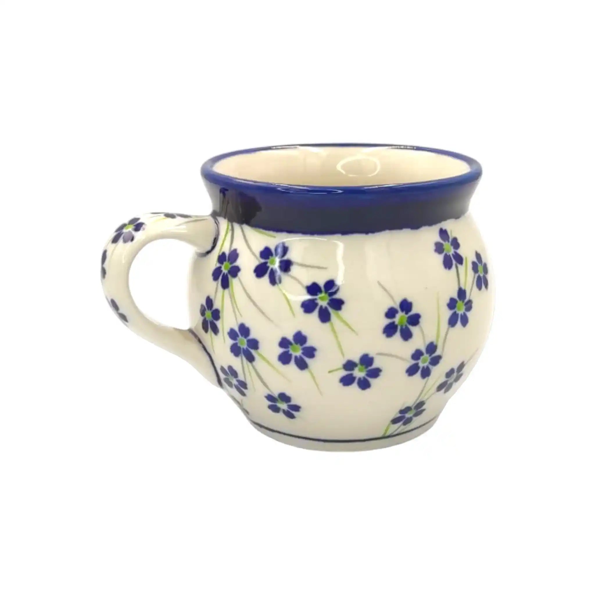 Polish-pottery-Barrel-mug-Small-Flowers_3