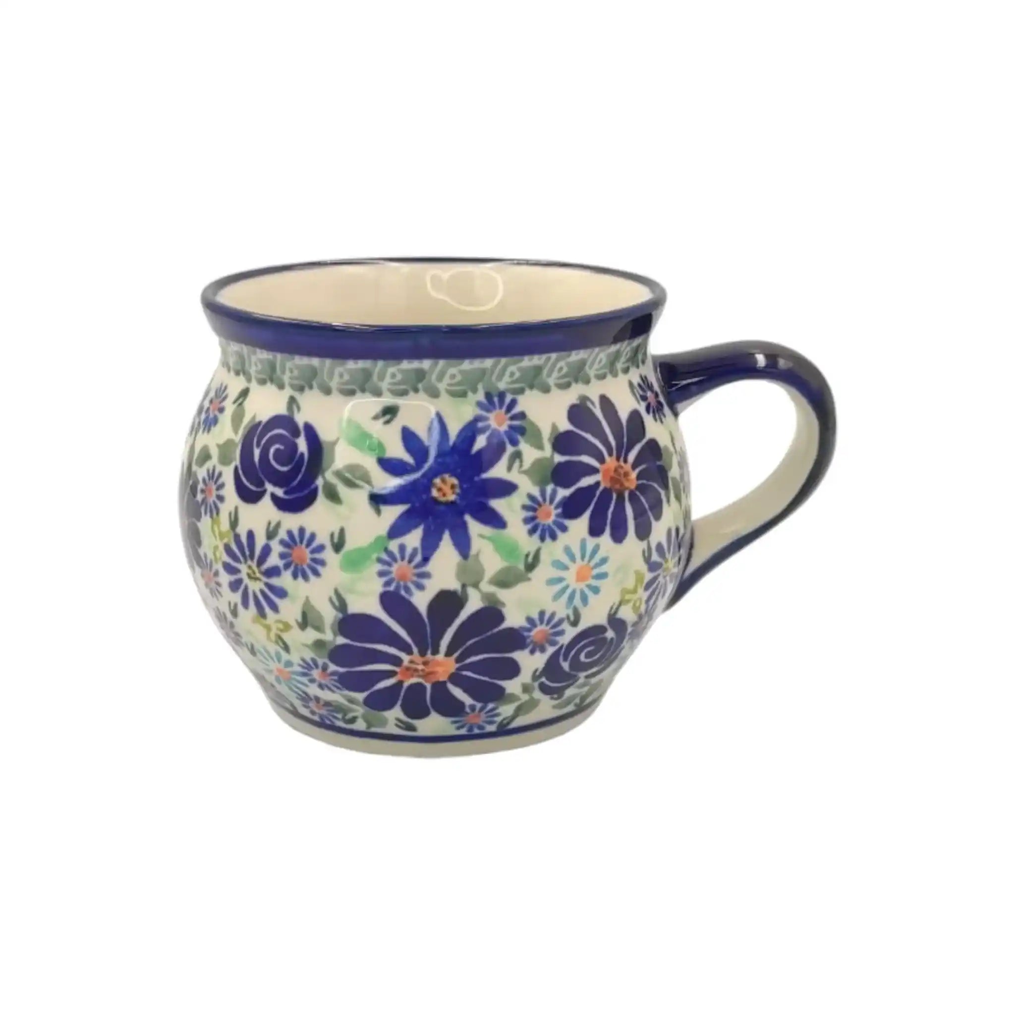 Polish-pottery-Barrel-mug-Summer-Meadow_1