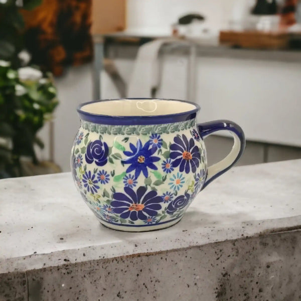 Polish-pottery-Barrel-mug-Summer-Meadow_4