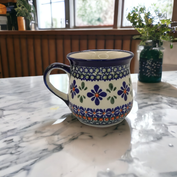 Polish pottery Magnolia mug (Floral Motifs)