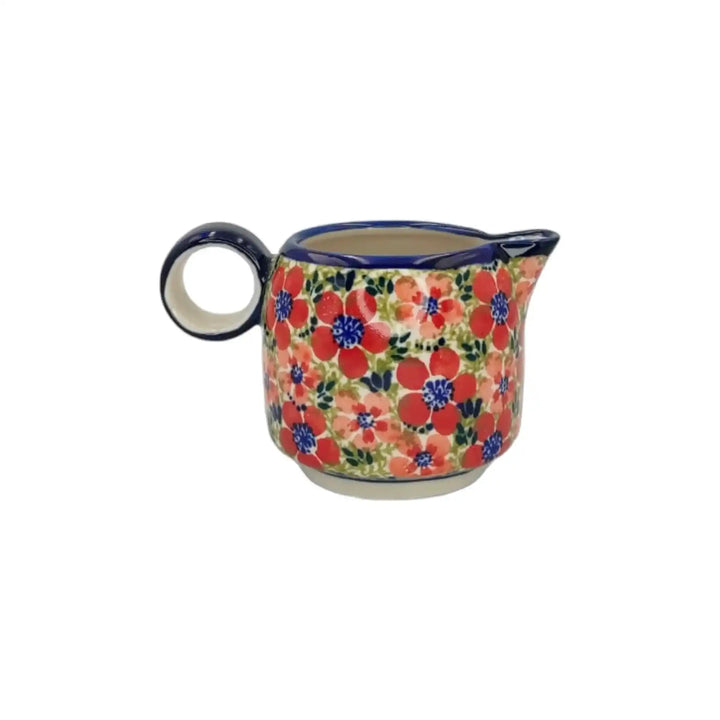 Polish-pottery-Coffee-and-Tea-set-Red-Flower-Meadow_2