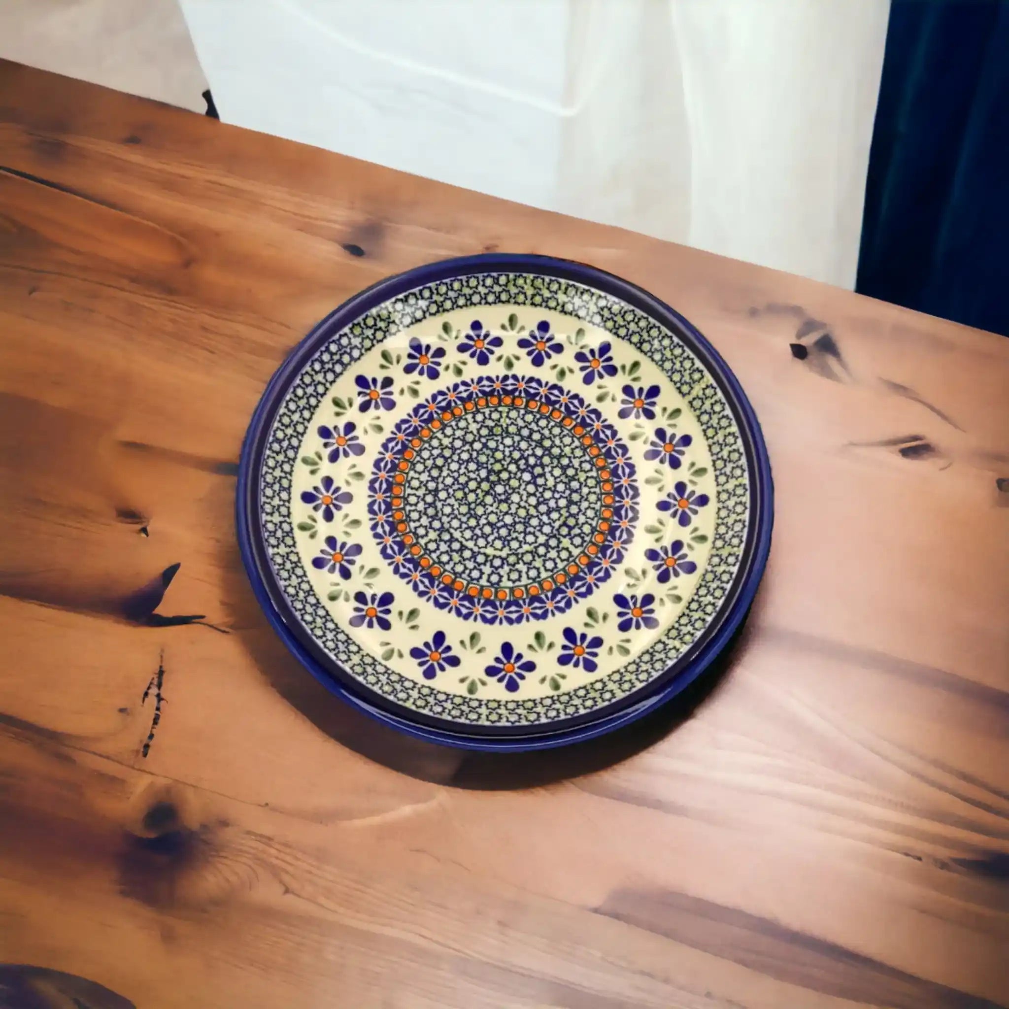 polish-pottery-dinner-plate-floral-motifs_1