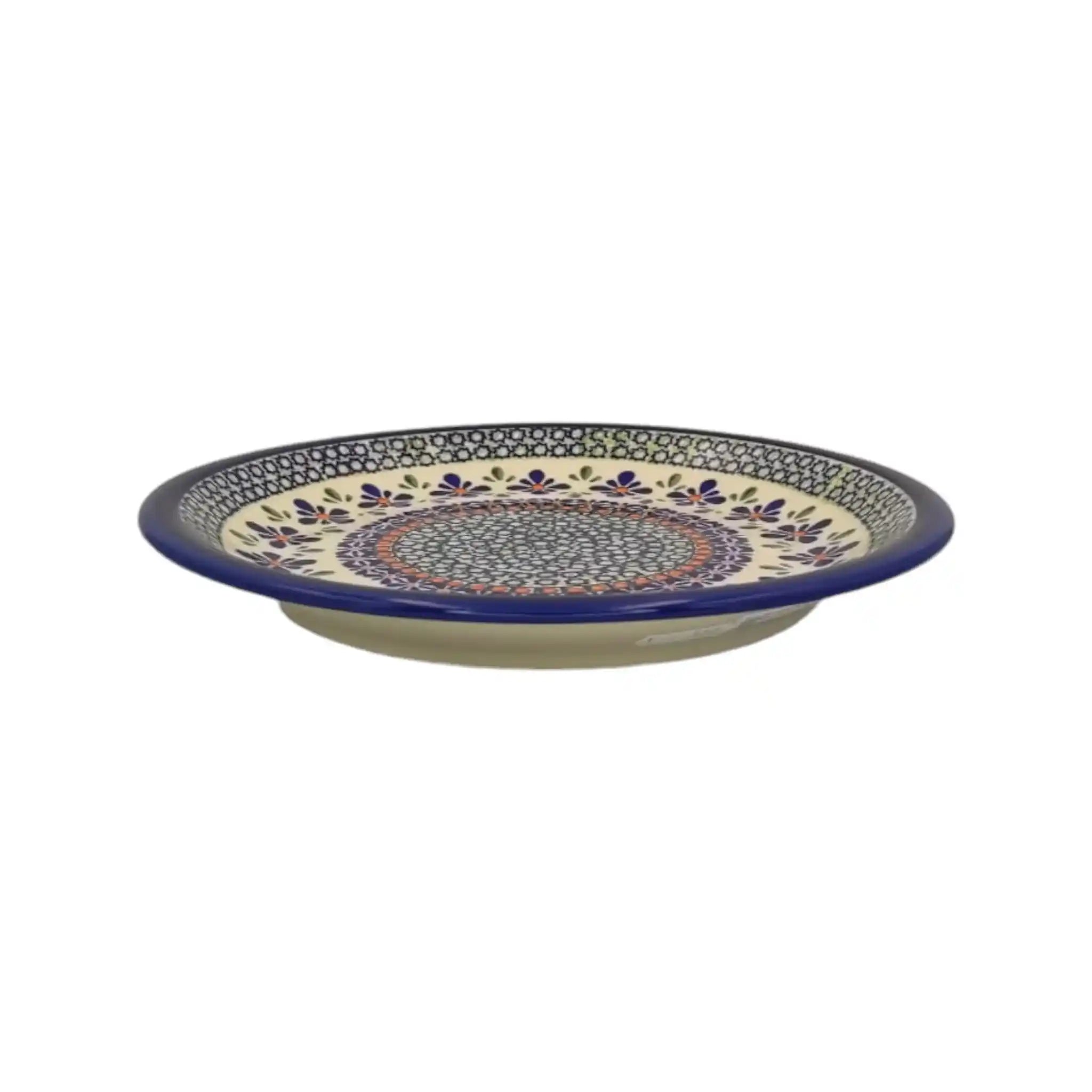 polish-pottery-dinner-plate-floral-motifs_3