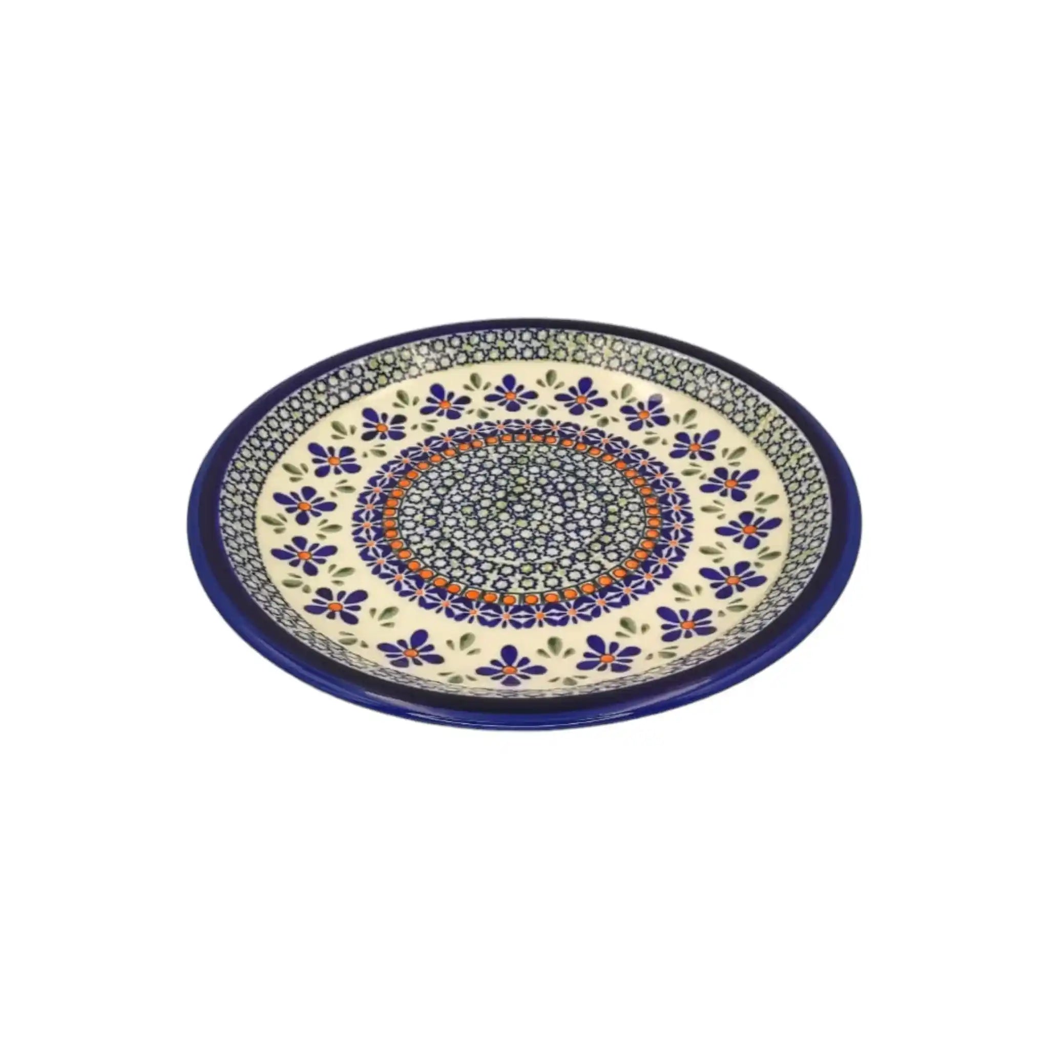 polish-pottery-dinner-plate-floral-motifs_4