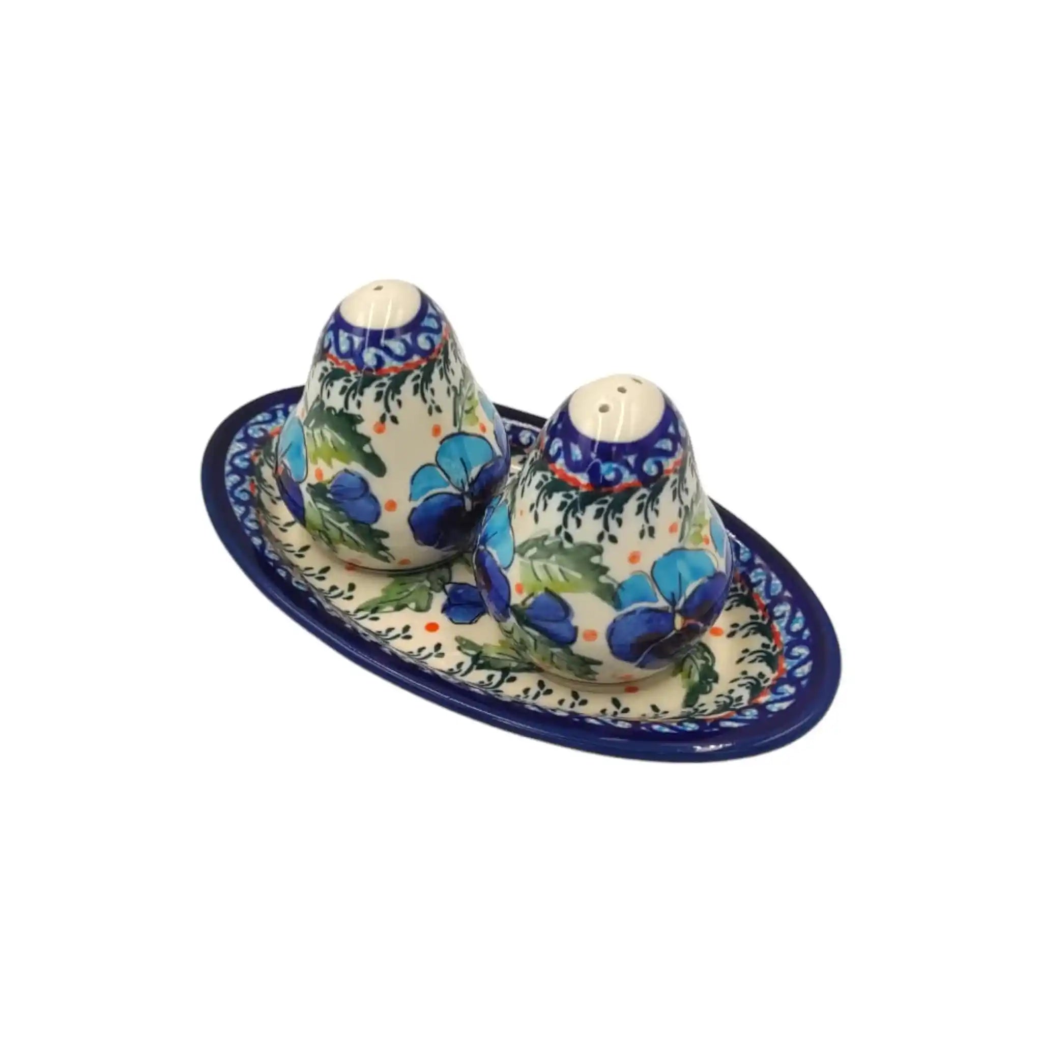 polish-pottery-salt-and-pepper-set-pansies-flowers_1