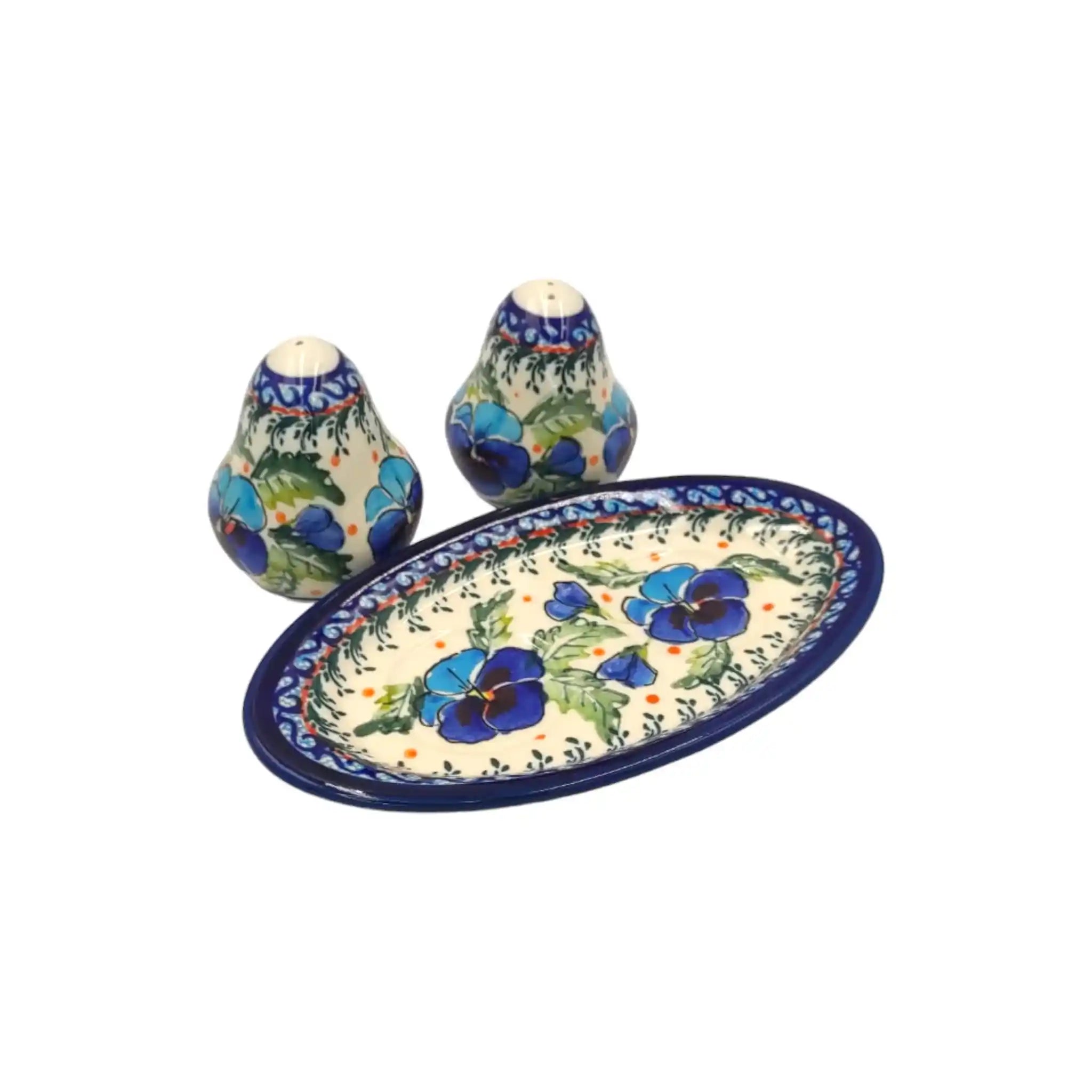 polish-pottery-salt-and-pepper-set-pansies-flowers_2